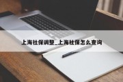 上海社保调整_上海社保怎么查询